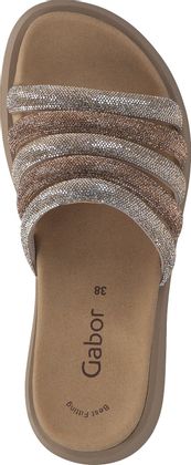 Gabor Damen-Pantoletten 180907000001 (Gold)