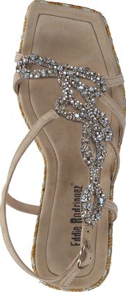 Eddie Rodriguez Damen-Sandaletten 187302000001 (Beige)