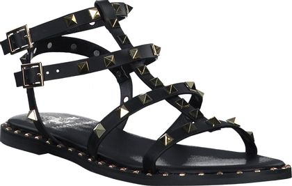 Eddie Rodriguez Damen-Sandalen 184001000020 (Schwarz)
