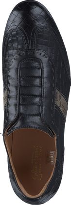 Galizio Torresi Herren-Slipper aus Leder 244001000033 (Schwarz)