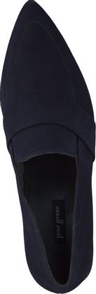 Paul Green Damen-Slipper aus Leder 110102000003 (Dunkelblau)