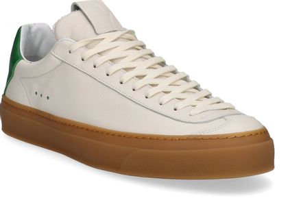 Aqva Alta DODGE01 Herren-Sneaker aus Leder 244781000036 (Weiß/Grün)