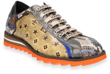 Harris Herren-Sneaker aus Leder 244285000001 (Braun/Orange)