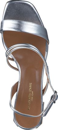 Konstantin Starke Damen-Sandaletten aus Leder 185911000000 (Silber)