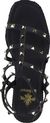 Eddie Rodriguez PAOLA Keilabsatz-Sandalen für Damen 183001000003 (Schwarz)