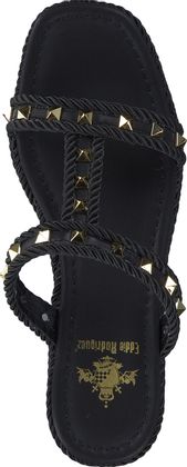 Eddie Rodriguez PAOLA Damen-Pantoletten 183001000002 (Schwarz)