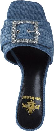 Eddie Rodriguez LUCIA Damen-Pantoletten 180107000000 (Blau)