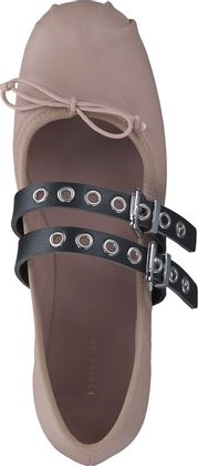 Andrea Puccini Damen-Ballerinas aus Leder 103301000003 (Beige)