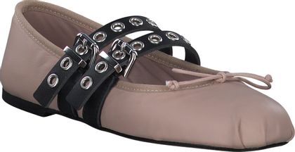 Andrea Puccini Damen-Ballerinas aus Leder 103301000003 (Beige)