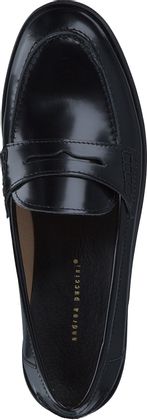 Andrea Puccini Damen-Slipper aus Leder 100001000057 (Schwarz)