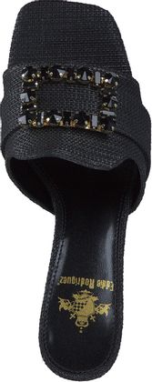 Eddie Rodriguez LUCIA Damen-Pantoletten 180007000000 (Schwarz)