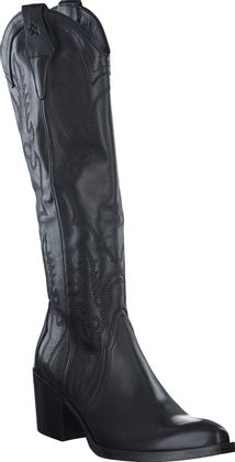 Eddie Rodriguez Damen-Western Boots aus Leder 107001000029 (Schwarz)
