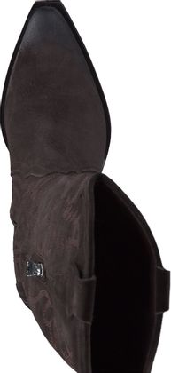 Eddie Rodriguez Damen-Western Boots aus Leder 107202000010 (Dunkelbraun)