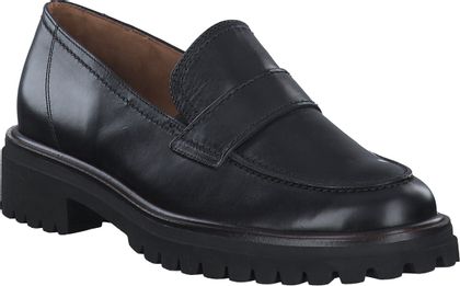Paul Green Slipper für Damen aus Leder 100001000049 (Schwarz)