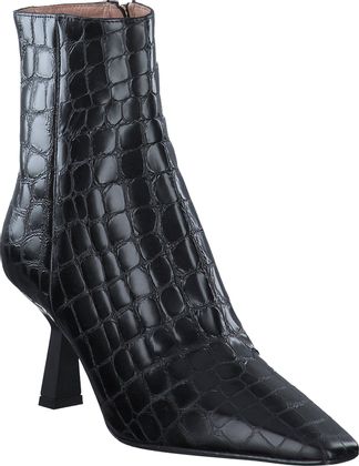 Konstantin Starke Damen-Stiefeletten aus Leder 106005000000 (Schwarz)