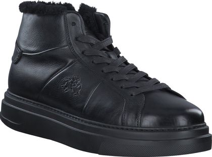 La Martina Winter-Schnürboots für Herren 291001968663 (Schwarz  