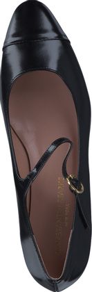 Konstantin Starke Damen-Spangenpumps aus Leder 120001000007 (Schwarz)