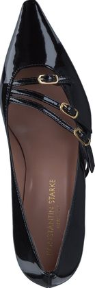 Konstantin Starke Damen-Spangenpumps aus Leder 121003000002 (Schwarz)