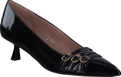 Konstantin Starke Damen-Spangenpumps aus Leder 121003000004 (Schwarz)