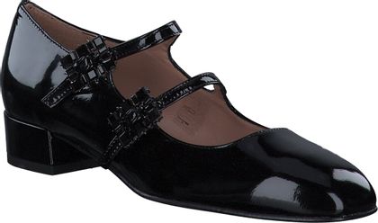 Konstantin Starke Damen-Spangenpumps aus Leder 120003000003 (Schwarz)