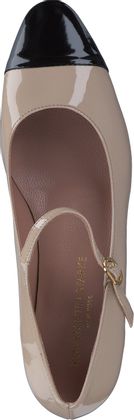 Konstantin Starke Damen-Spangenpumps aus Leder 120383000000 (Beige/Schwarz)