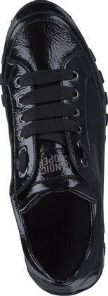 Candice Cooper Damen-Schnürschuhe aus Leder 101003000006 (Schwarz)