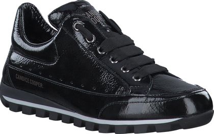 Candice Cooper Damen-Schnürschuhe aus Leder 101003000006 (Schwarz)