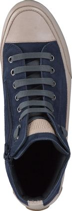 Candice Cooper Damen-Boots aus Leder 102102000009 (Dunkelblau/Beige)