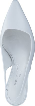 Phillip Hardy Damen-Slingpumps aus Leder 131701000005 (Weiß)