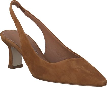 Phillip Hardy Damen-Slingpumps aus Leder 131222000001 (Braun)