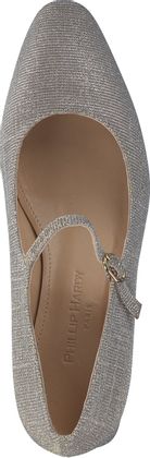 Phillip Hardy Damen-Spangenpumps aus Leder 120907000001 (Gold)