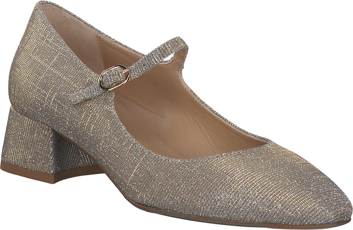 Phillip Hardy Damen-Spangenpumps aus Leder 120907000001 (Gold) Bild 01