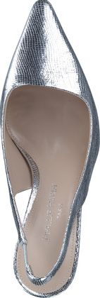 Phillip Hardy Damen-Slingpumps aus Leder 132911000001 (Silber)