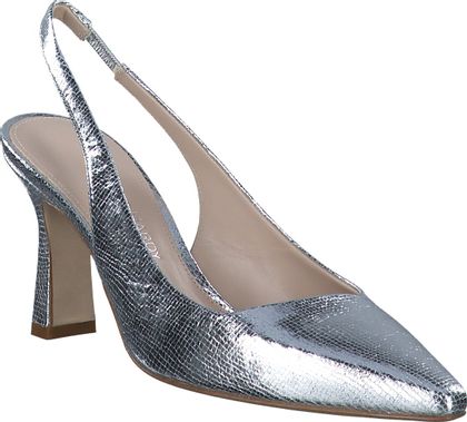 Phillip Hardy Damen-Slingpumps aus Leder 132911000001 (Silber)