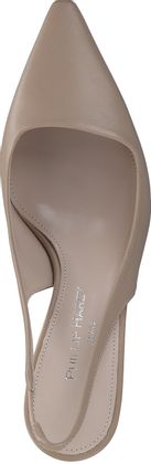 Phillip Hardy Damen-Slingpumps aus Leder 131301000006 (Beige)