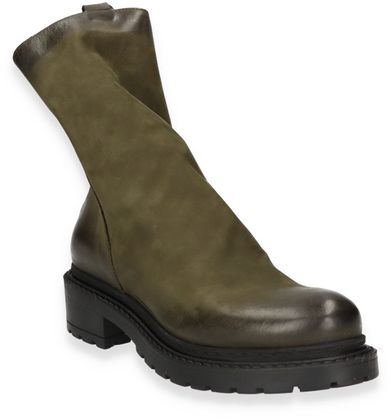 Konstantin Starke Damen-Boots aus Leder 102692000001 (Olive)