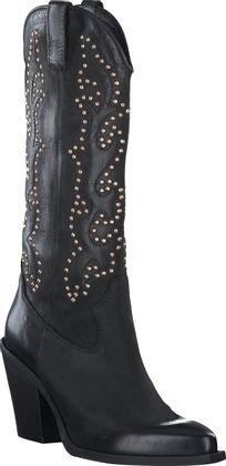 Konstantin Starke Damen-Boots aus Leder 107002000011 (Schwarz)
