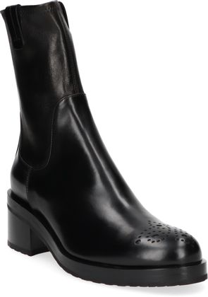 Trumans Damen-Stiefeletten 105001000045 aus Leder (Schwarz)