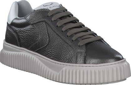 Voile Blanche LIPARI Damen-Schnürschuhe aus Leder 101911001000 (Silber Metallic)