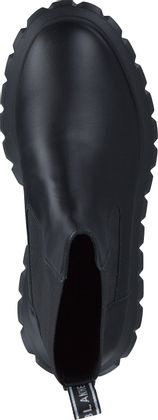 Voile Blanche GRENELLE Damen-Boots aus Leder 102001000065 (Schwarz)