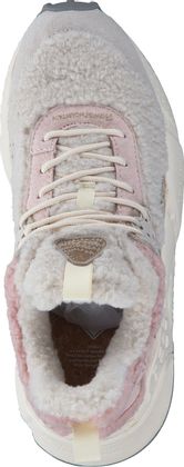 Flower Mountain KOTETSU Damen-Schnürschuhe mit Teddyfell 193306000000 (Off White/Pink)