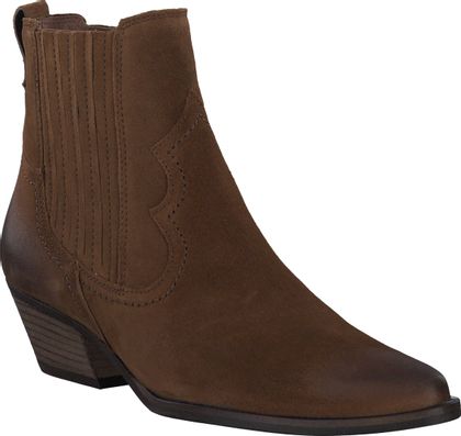 Paul Green Damen-Western Boots 107222000008 aus Leder (Mittelbraun)