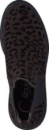 Donna Carolina KIRA MOKA Damen-Boots mit Leo-Print 102282000000 (Braun/Schwarz)