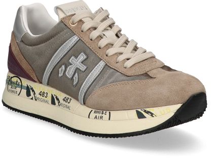 Premiata CONNY Damen-Schnürschuhe 101382000040 (Beige/Bunt)