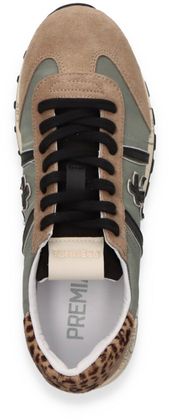 Premiata LUCY Damen-Schnürschuhe 101382000031 (Beige/Bunt)