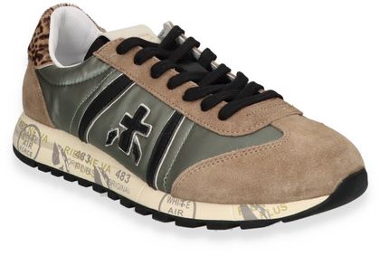 Premiata LUCY Damen-Schnürschuhe 101382000031 (Beige/Bunt)