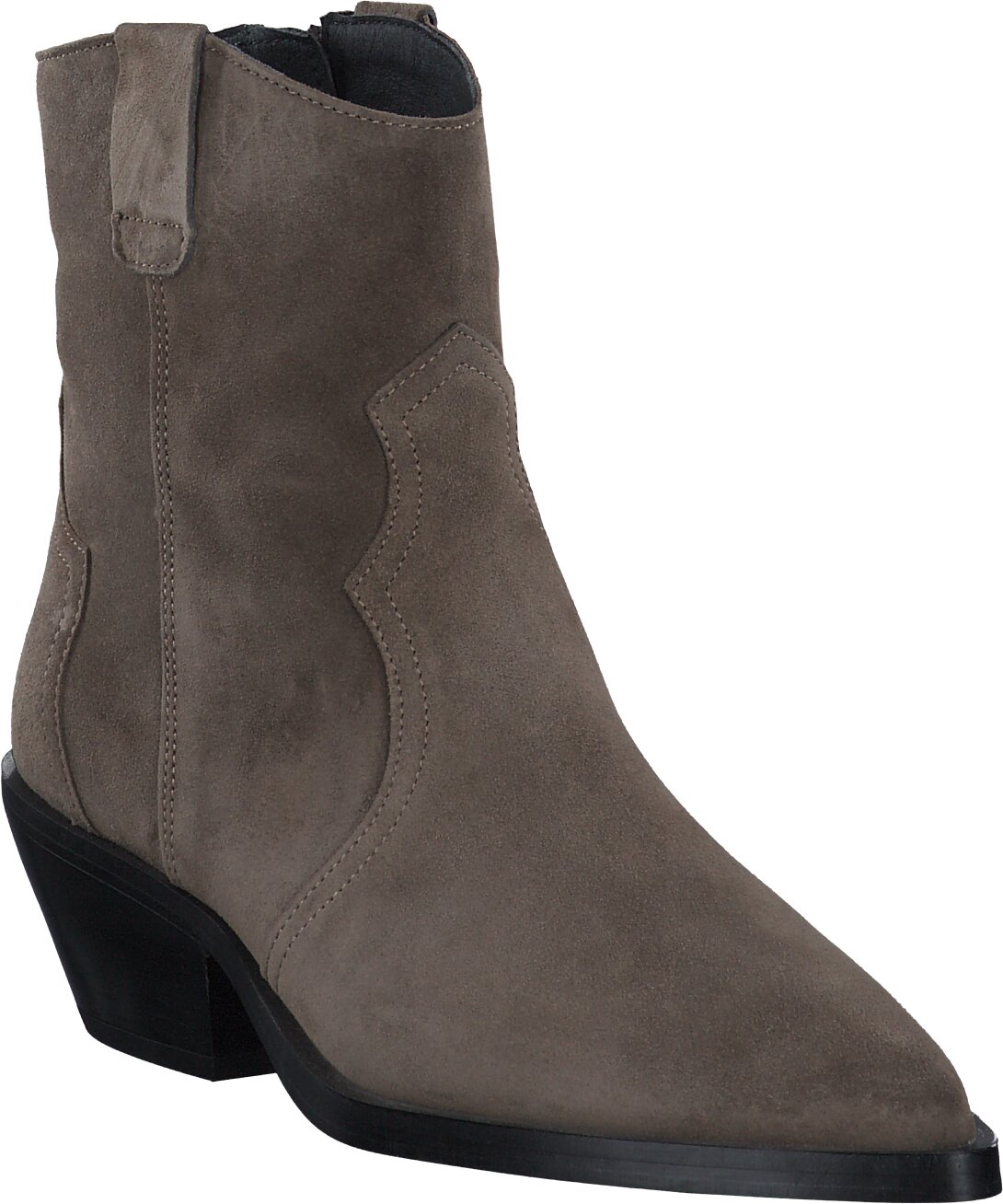 Western boots beige sales