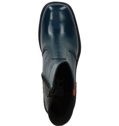 Art BERNA Damen-Plateau Stiefeletten 106183000000 (Dunkelblau/Schwarz)