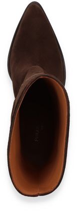 Phillip Hardy Damen-Western Boots aus Leder 107202000001 (Dunkelbraun)