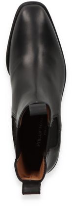 Phillip Hardy Damen-Chelsea Boots aus Leder 105001000033 (Schwarz)